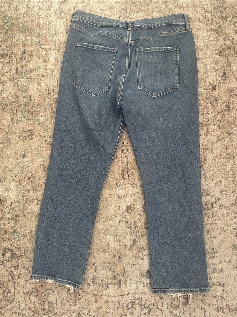 Agolde Hi Rise Crop Riley Jeans - Picture 7 of 7